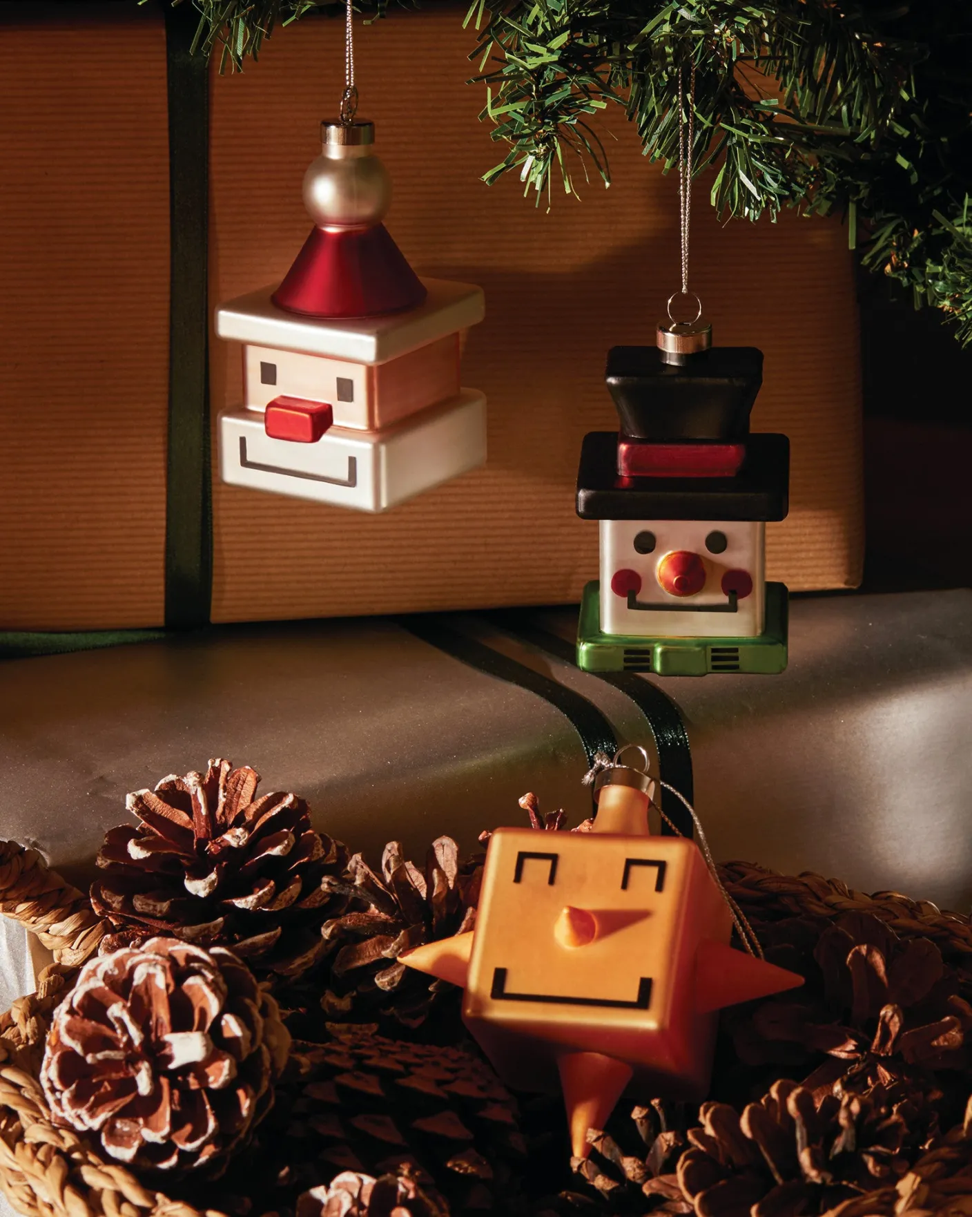Decorazioni Natalizie<ALESSI Santa Cube