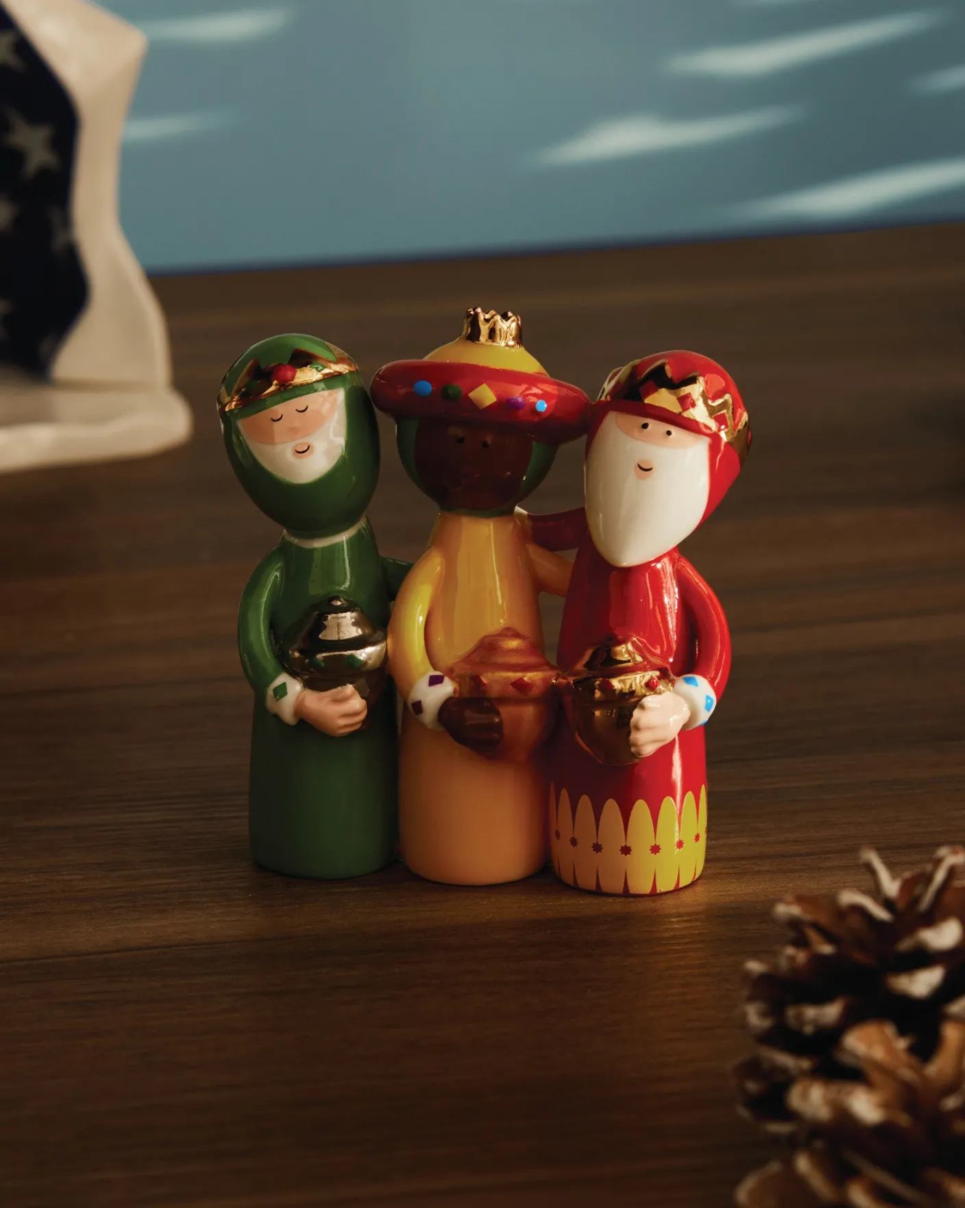 Decorazioni Natalizie<ALESSI Uno, Due, Tre Re Magi